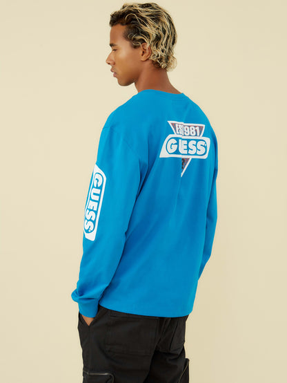 GO LS RACER LOGO TEE