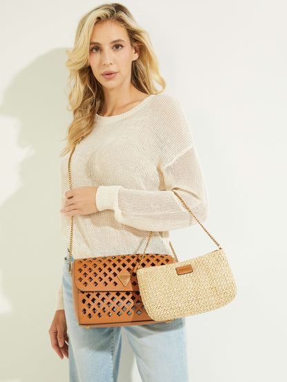 AQUA CROSSBODY FLAP