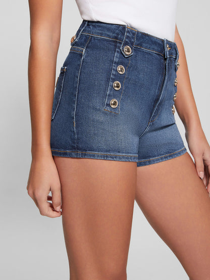 CLASH DENIM SHORT