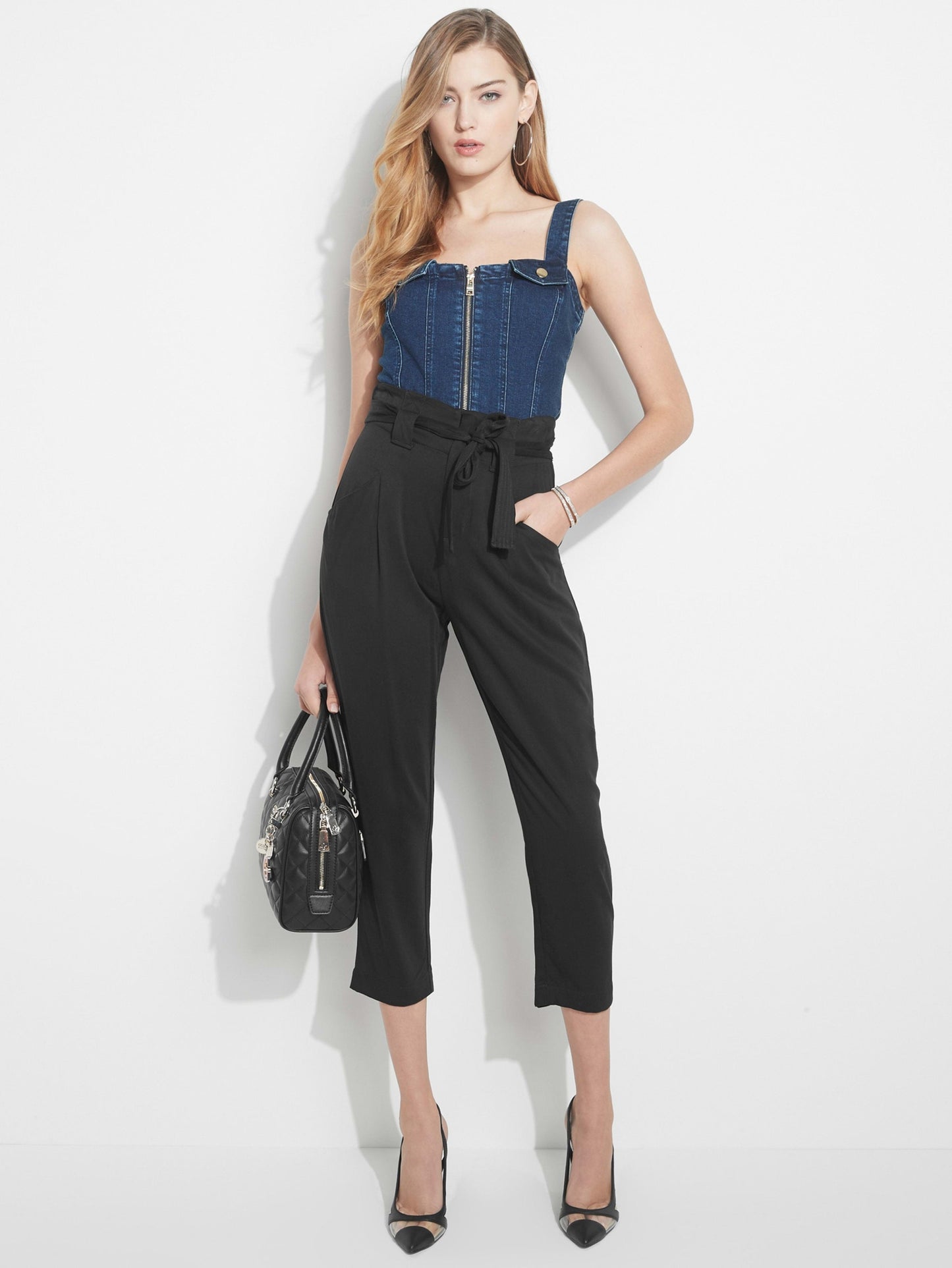 KNOXLEE TIE FRT PANT