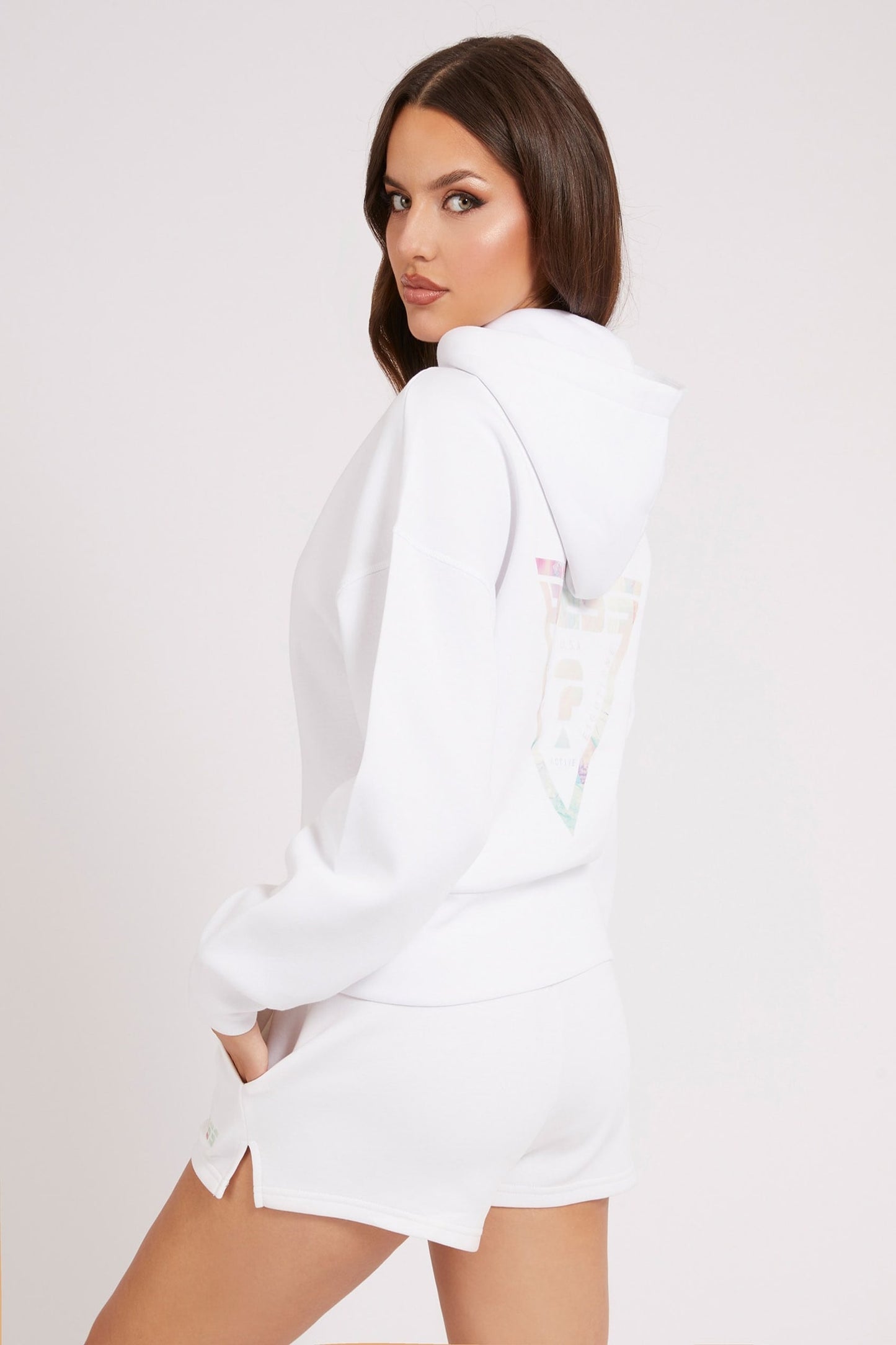 CAREN HOODED ZIP SWE