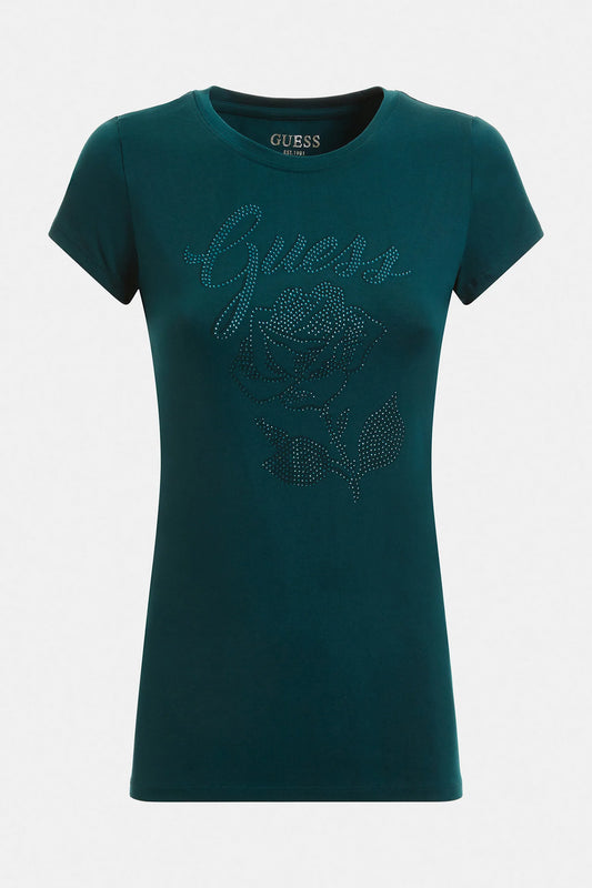  GUESS Mujer t-Shirt Manga Larga Roses tee w93i90j1300 : Ropa,  Zapatos y Joyería